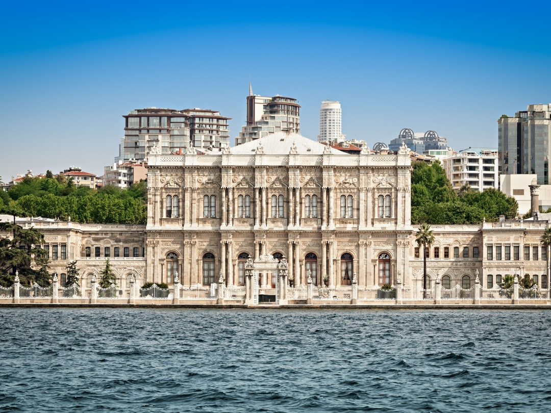 Dolmabahce Palace view from the Bosphorus