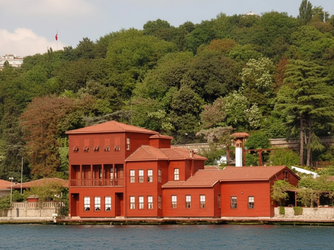 Hekimbaşı Salih Efendi Yalı in Crimson Red